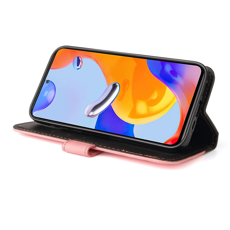 For Xiaomi Redmi Note 11 Pro 4G&5G International /11E Pro 5G CN Version Stitching-Color PU Leather Phone Case