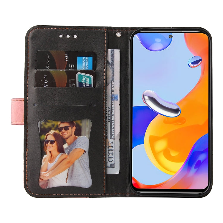 For Xiaomi Redmi Note 11 Pro 4G&5G International /11E Pro 5G CN Version Stitching-Color PU Leather Phone Case