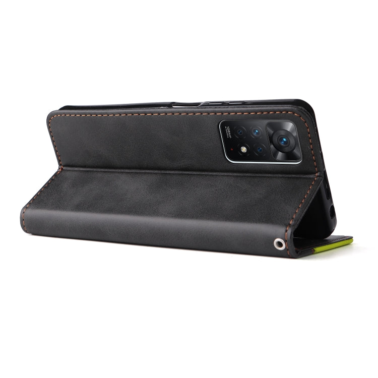 For Xiaomi Redmi Note 11 Pro 4G&5G International /11E Pro 5G CN Version Stitching-Color PU Leather Phone Case