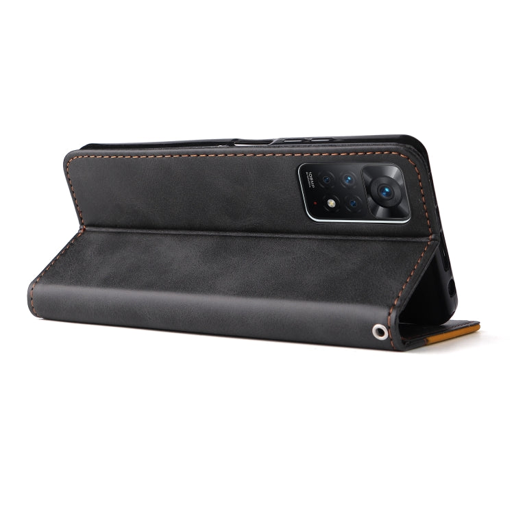 For Xiaomi Redmi Note 11 Pro 4G&5G International /11E Pro 5G CN Version Stitching-Color PU Leather Phone Case