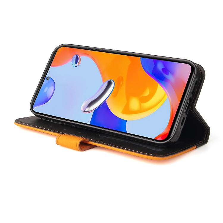 For Xiaomi Redmi Note 11 Pro 4G&5G International /11E Pro 5G CN Version Stitching-Color PU Leather Phone Case