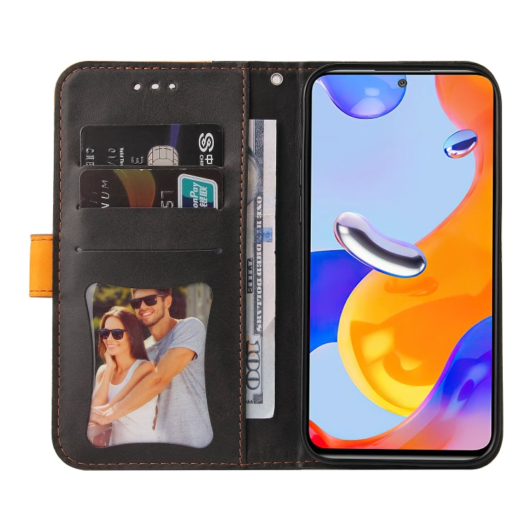 For Xiaomi Redmi Note 11 Pro 4G&5G International /11E Pro 5G CN Version Stitching-Color PU Leather Phone Case