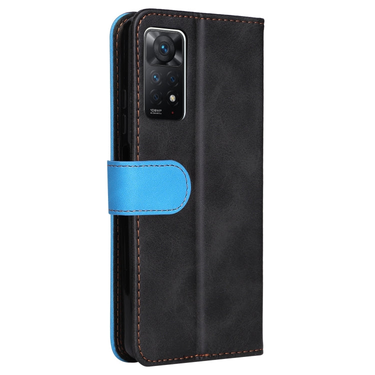 For Xiaomi Redmi Note 11 Pro 4G&5G International /11E Pro 5G CN Version Stitching-Color PU Leather Phone Case