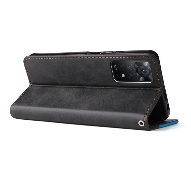 For Xiaomi Redmi Note 11 Pro 4G&5G International /11E Pro 5G CN Version Stitching-Color PU Leather Phone Case