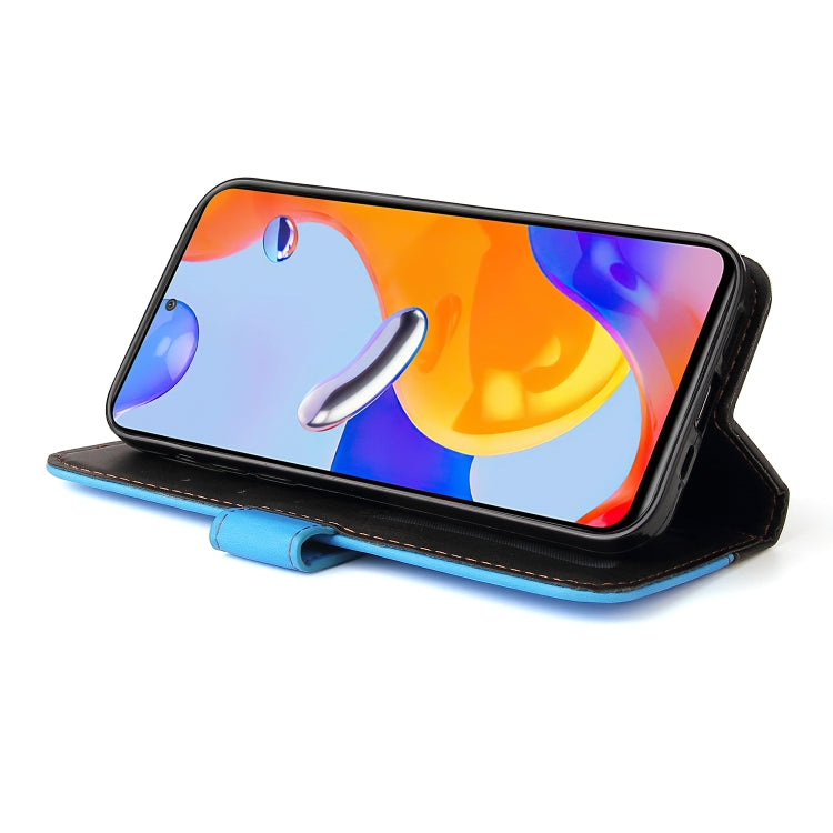 For Xiaomi Redmi Note 11 Pro 4G&5G International /11E Pro 5G CN Version Stitching-Color PU Leather Phone Case