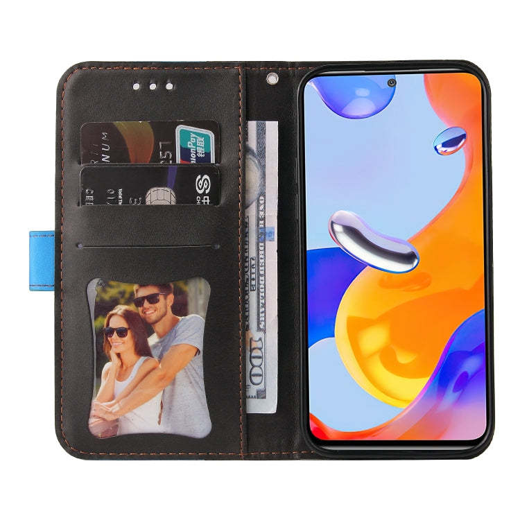 For Xiaomi Redmi Note 11 Pro 4G&5G International /11E Pro 5G CN Version Stitching-Color PU Leather Phone Case