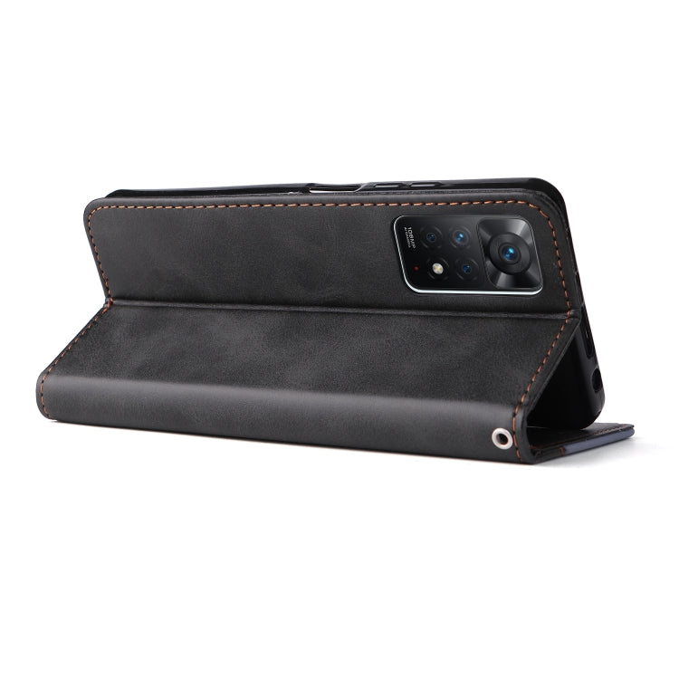 For Xiaomi Redmi Note 11 Pro 4G&5G International /11E Pro 5G CN Version Stitching-Color PU Leather Phone Case