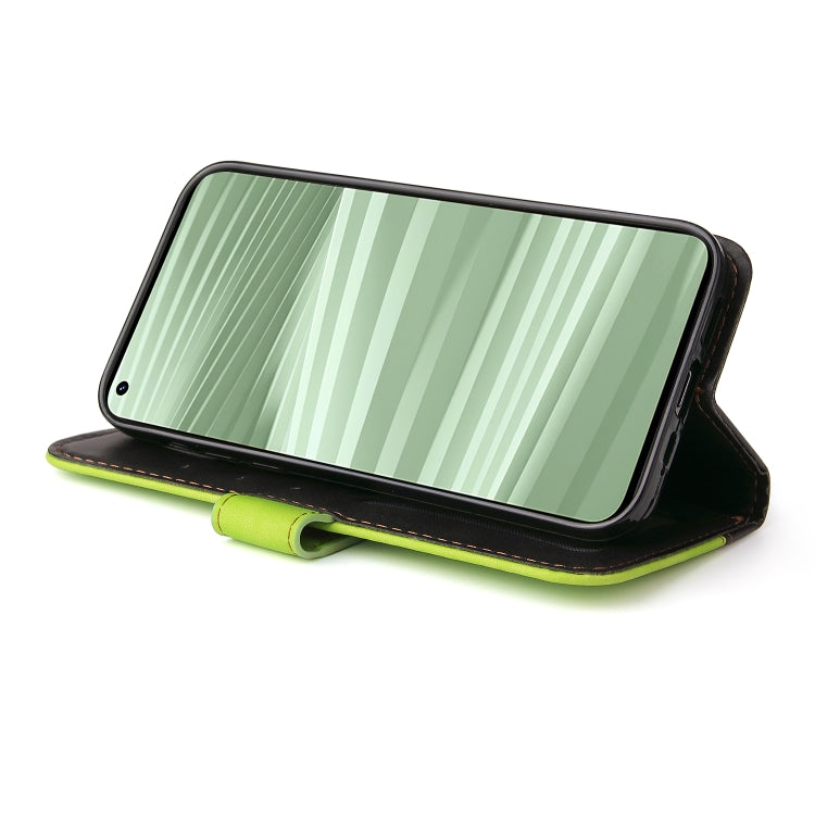 For OPPO Realme GT2 Pro Stitching-Color PU Leather Phone Case