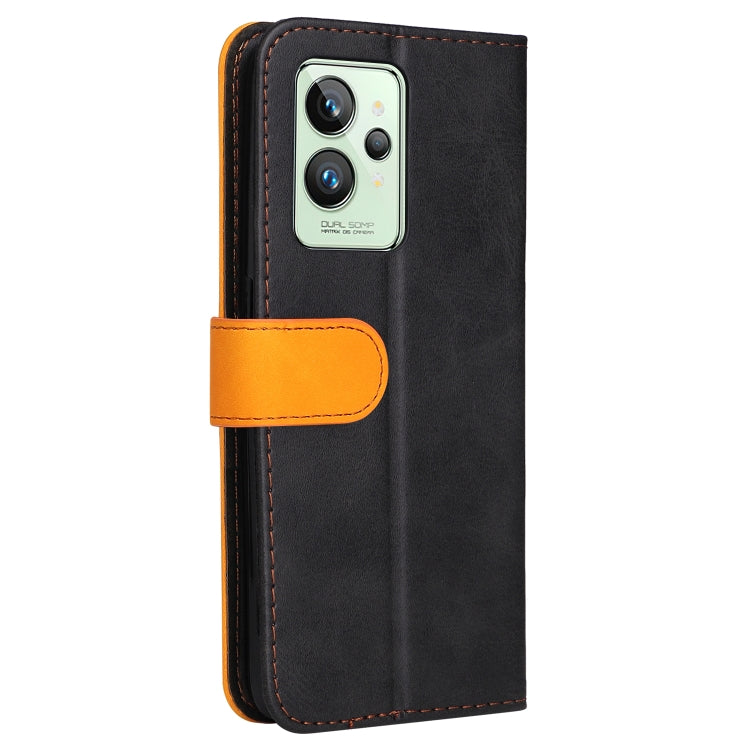 For OPPO Realme GT2 Pro Stitching-Color PU Leather Phone Case