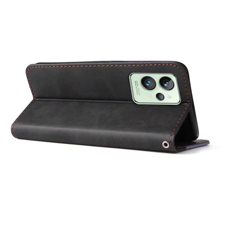 For OPPO Realme GT2 Pro Stitching-Color PU Leather Phone Case