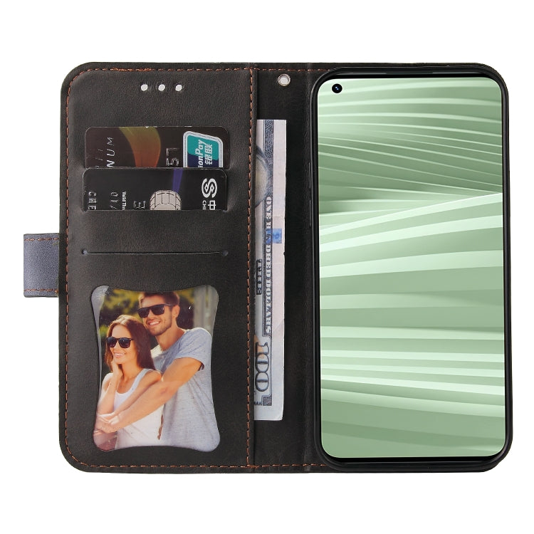 For OPPO Realme GT2 Pro Stitching-Color PU Leather Phone Case