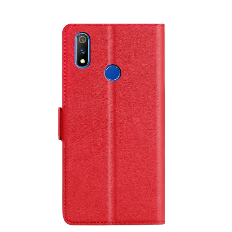 For OPPO Realme 3 Pro Ultra-thin Voltage Side Buckle PU + TPU Leather Phone Case