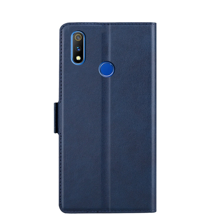 For OPPO Realme 3 Pro Ultra-thin Voltage Side Buckle PU + TPU Leather Phone Case