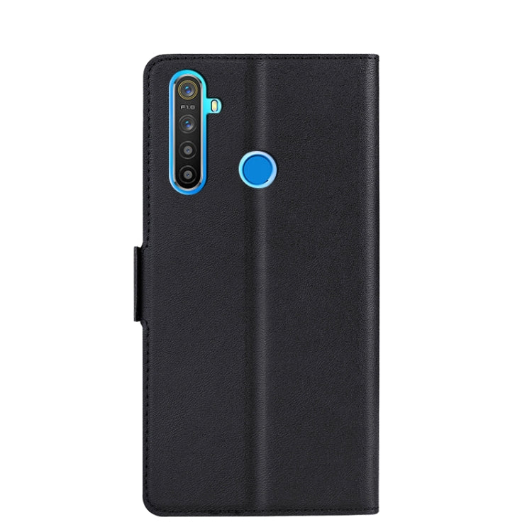For OPPO Realme 5 Ultra-thin Voltage Side Buckle PU + TPU Leather Phone Case