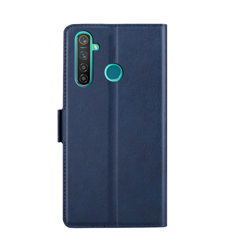 For OPPO Realme 5 Pro Ultra-thin Voltage Side Buckle PU + TPU Leather Phone Case