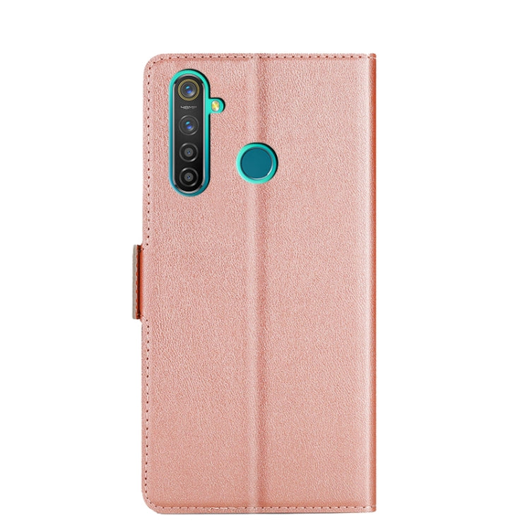 For OPPO Realme 5 Pro Ultra-thin Voltage Side Buckle PU + TPU Leather Phone Case