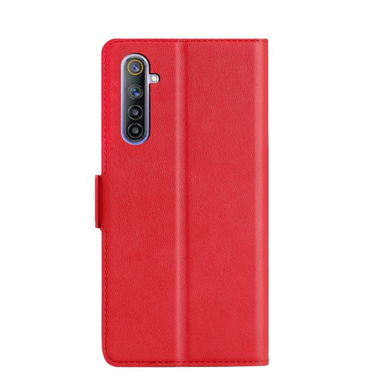 For OPPO Realme 6 Ultra-thin Voltage Side Buckle PU + TPU Leather Phone Case
