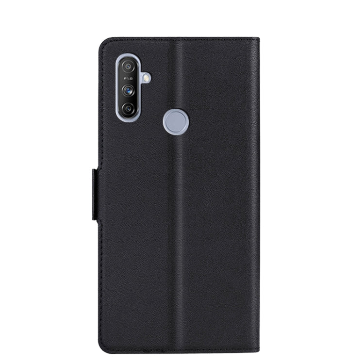 For OPPO Realme C3 with Fingerprint / Narzo 20A Ultra-thin Voltage Side Buckle PU + TPU Leather Phone Case