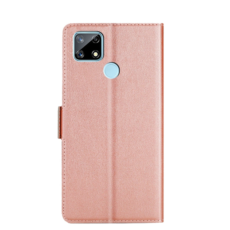 For OPPO Realme C12 / Narzo 20 Ultra-thin Voltage Side Buckle PU + TPU Leather Phone Case