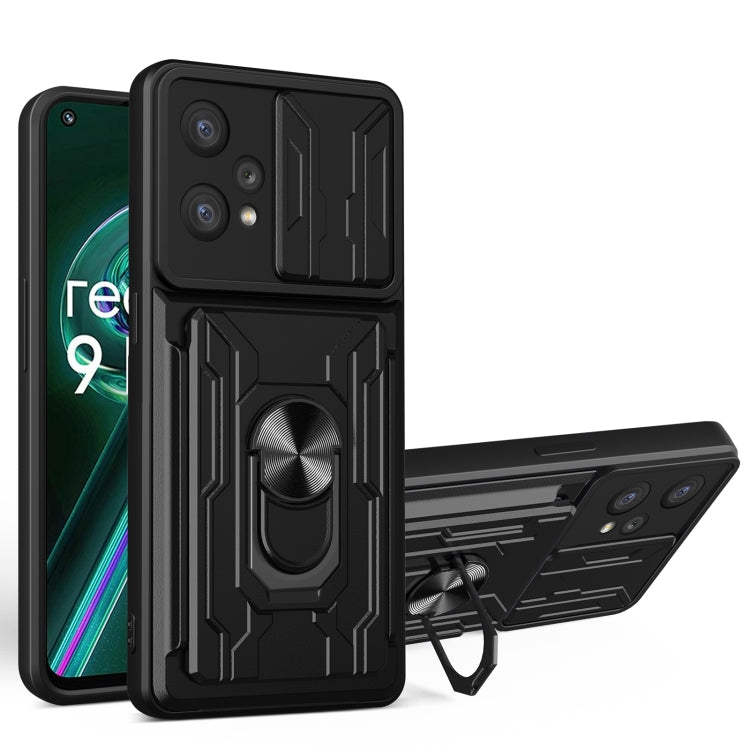 For OPPO Realme 9 Pro+ Sliding Camshield Card Phone Case