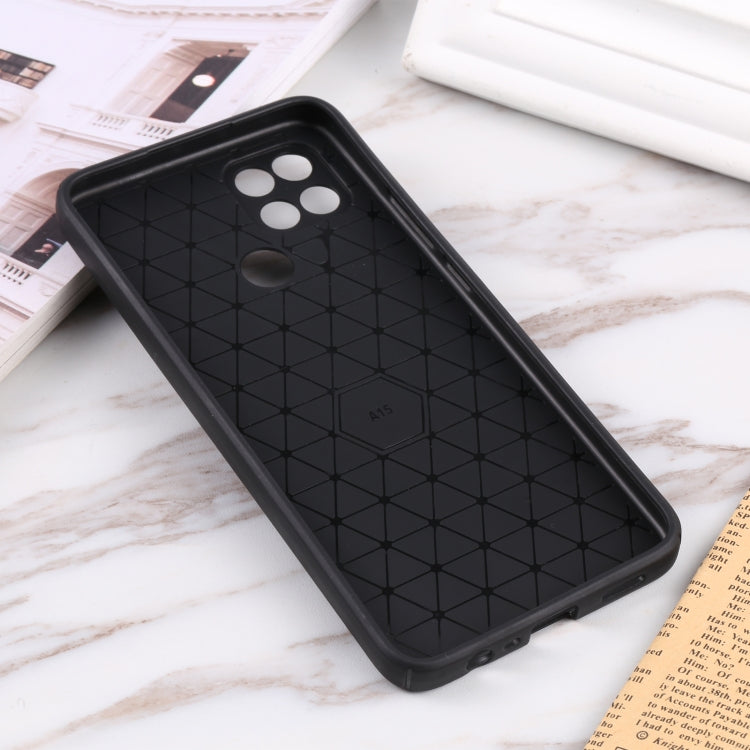 For OPPO A15 / A15s Litchi Texture Sliding Camshield TPU Phone Case