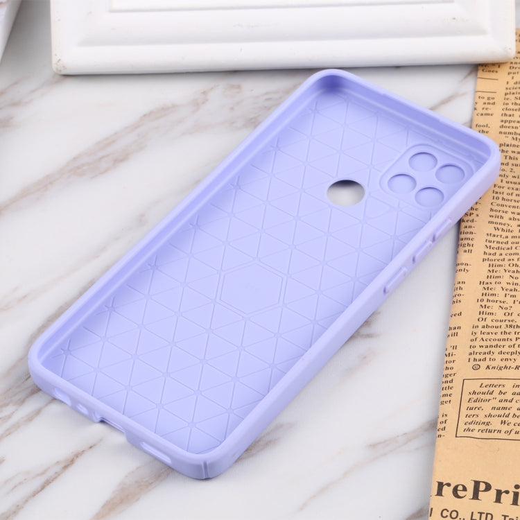 For OPPO A15 / A15s Litchi Texture Sliding Camshield TPU Phone Case