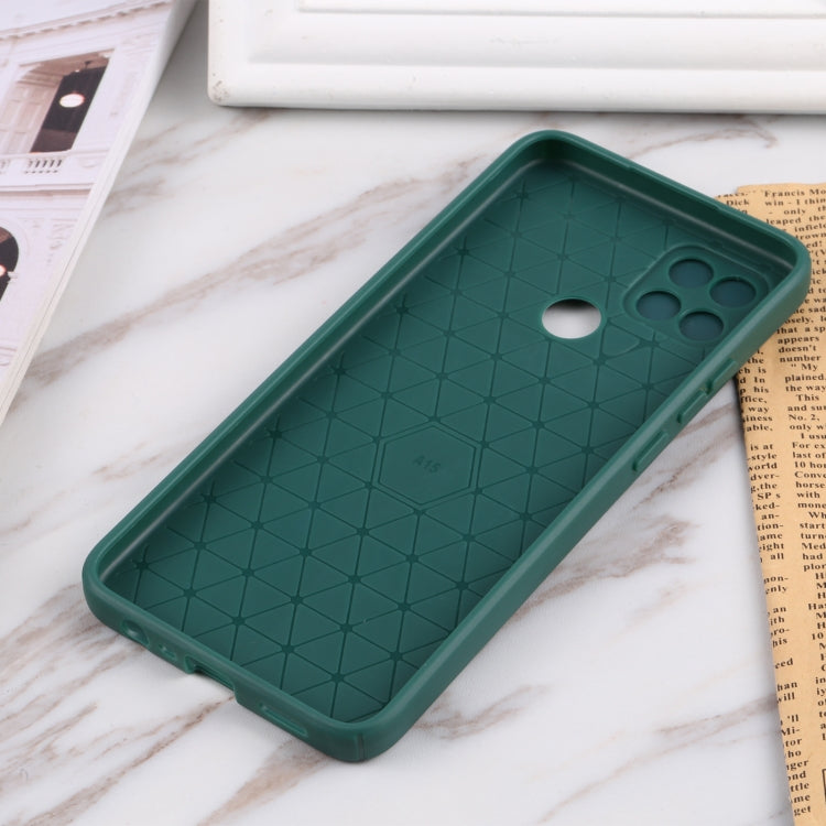 For OPPO A15 / A15s Litchi Texture Sliding Camshield TPU Phone Case