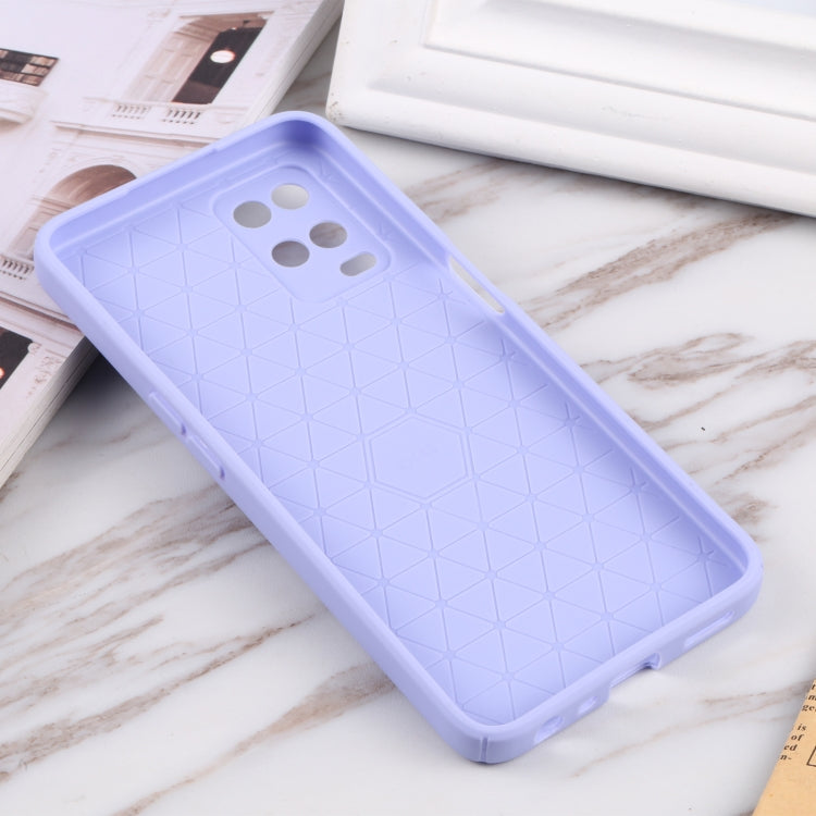 For OPPO A54 4G Litchi Texture Sliding Camshield TPU Phone Case