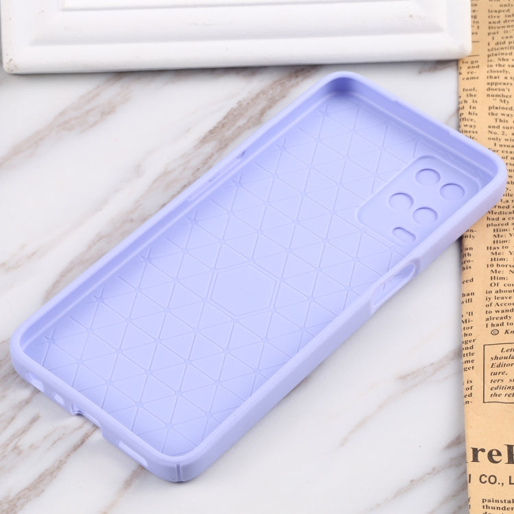 For OPPO A54 4G Litchi Texture Sliding Camshield TPU Phone Case