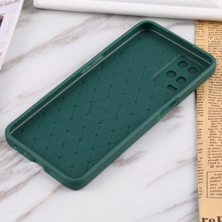 For OPPO A54 4G Litchi Texture Sliding Camshield TPU Phone Case