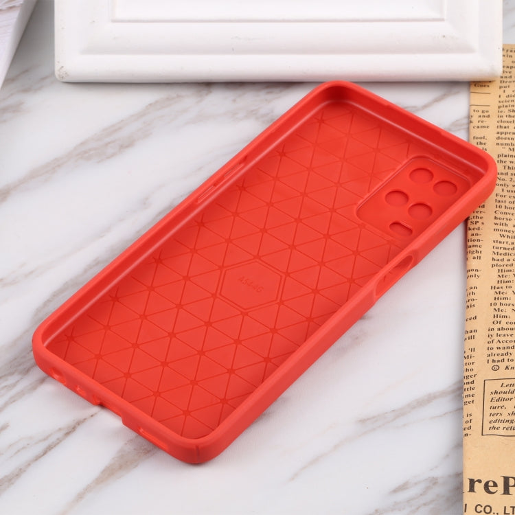 For OPPO A54 4G Litchi Texture Sliding Camshield TPU Phone Case