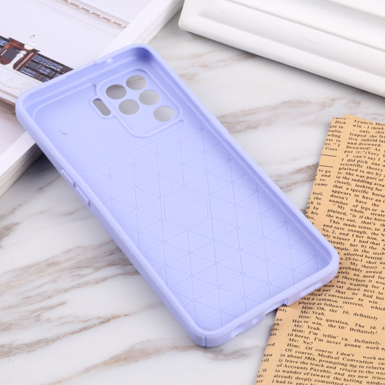 For OPPO A94 4G / Reno5 F / Reno5 Lite / F19 Litchi Texture Sliding Camshield TPU Phone Case