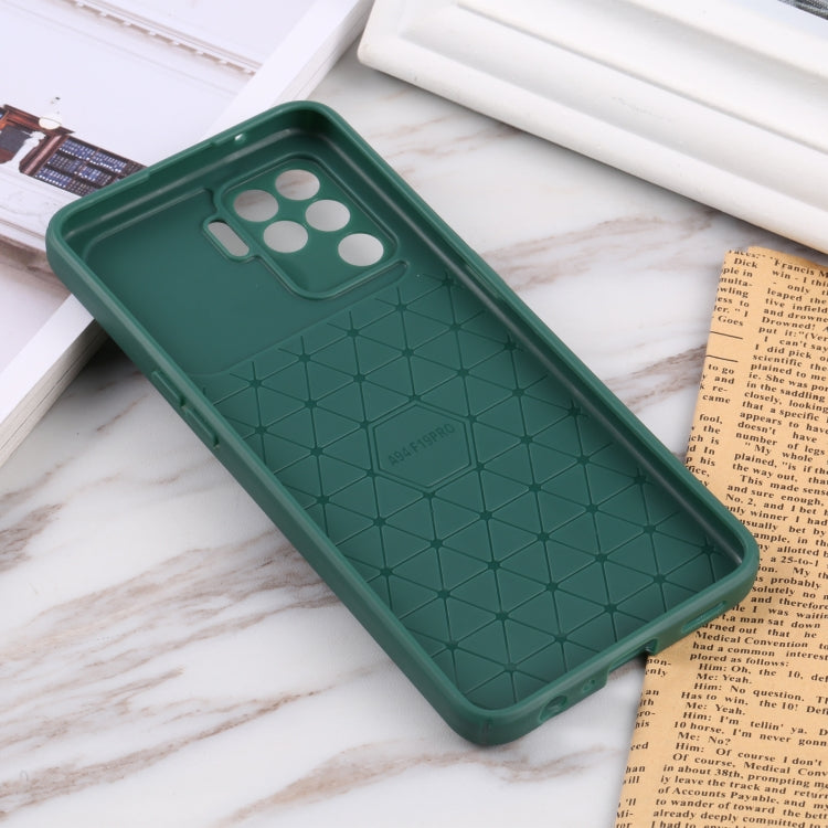 For OPPO A94 4G / Reno5 F / Reno5 Lite / F19 Litchi Texture Sliding Camshield TPU Phone Case