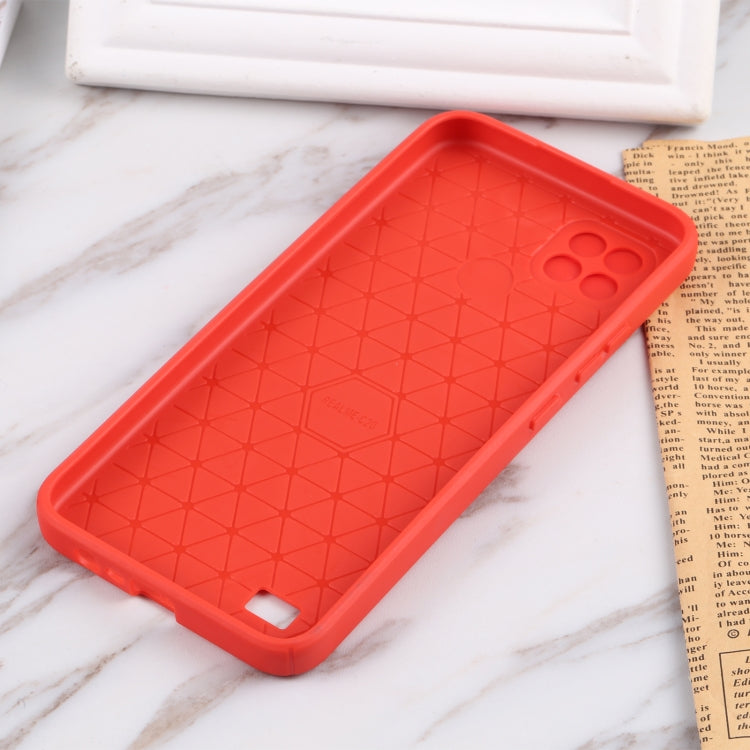 For OPPO Realme C11 / C20 Litchi Texture Sliding Camshield TPU Phone Case