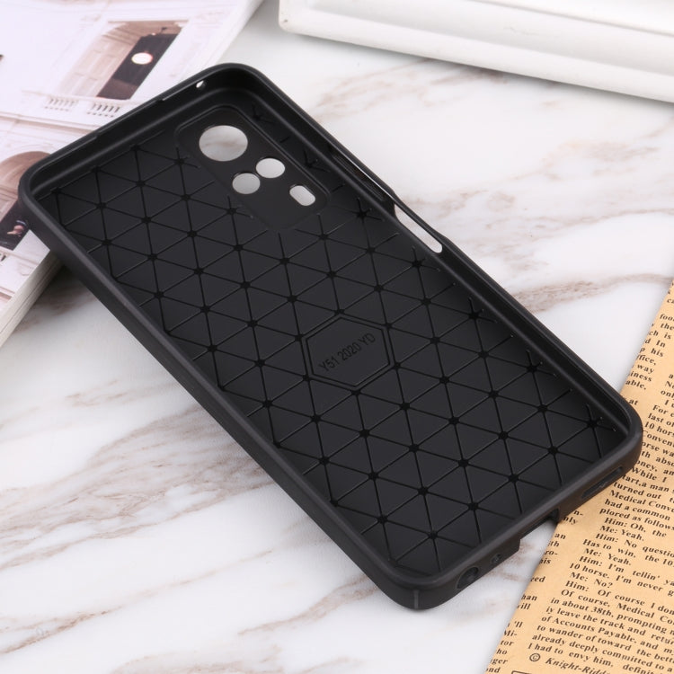 For vivo Y31 2021 / Y20i / Y20s / Y11s / Y12s Litchi Texture Sliding Camshield TPU Phone Case