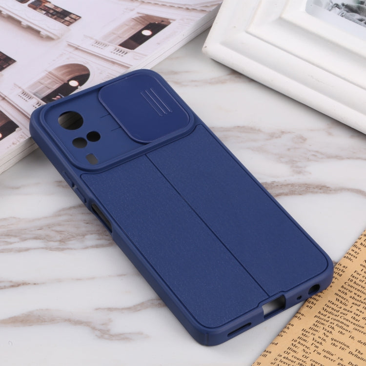 For vivo Y31 2021 / Y20i / Y20s / Y11s / Y12s Litchi Texture Sliding Camshield TPU Phone Case