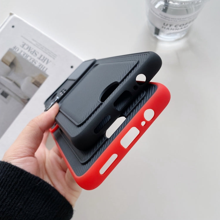 For Xiaomi Redmi Note 11 4G Foreign Version Sliding Camshield Card TPU + PC Case