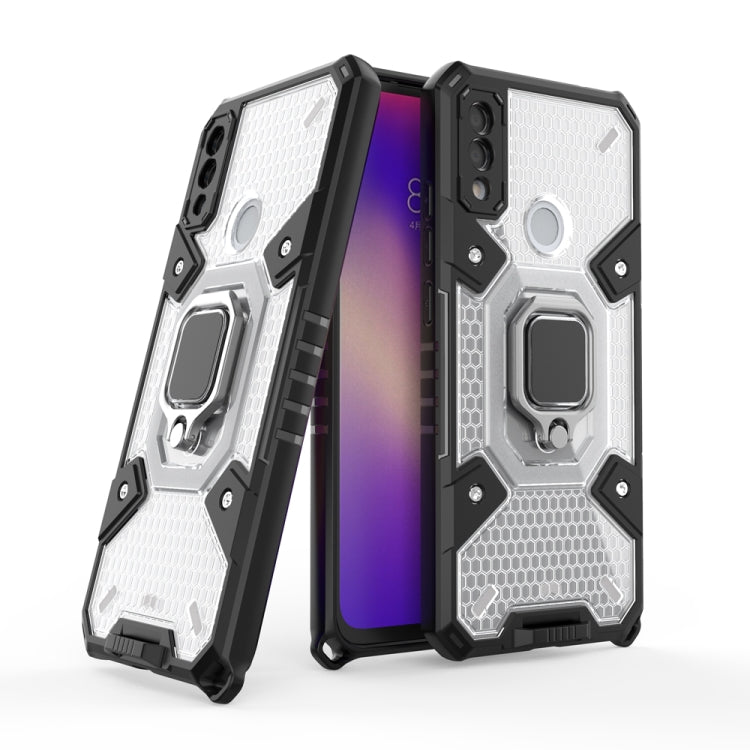 For Xiaomi Redmi Note 7 Space PC+TPU Shockproof Phone Case with Ring Holder