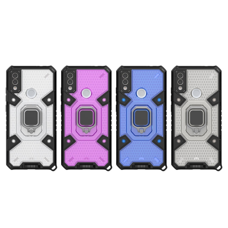 For Xiaomi Redmi Note 7 Space PC+TPU Shockproof Phone Case with Ring Holder