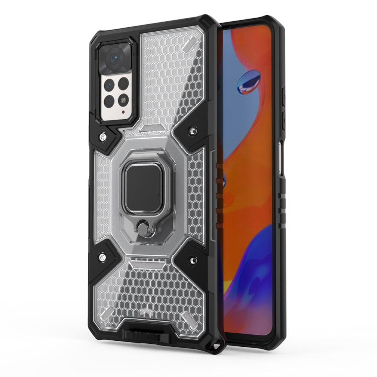 For Xiaomi Redmi Note 11 Pro 5G / 4G Global Space PC+TPU Shockproof Phone Case with Ring Holder