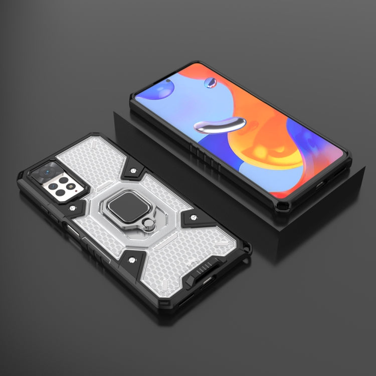 For Xiaomi Redmi Note 11 Pro 5G / 4G Global Space PC+TPU Shockproof Phone Case with Ring Holder