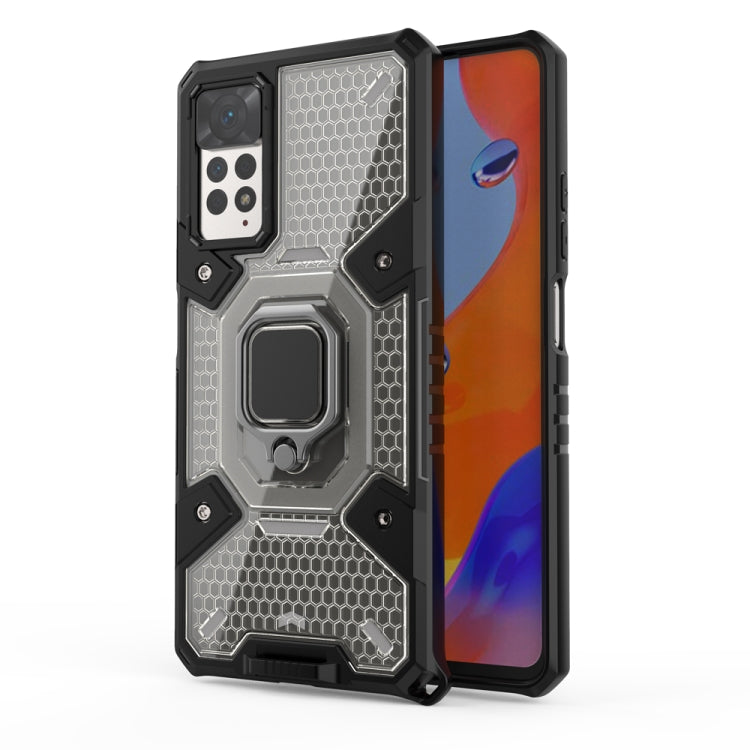For Xiaomi Redmi Note 11 Pro 5G / 4G Global Space PC+TPU Shockproof Phone Case with Ring Holder