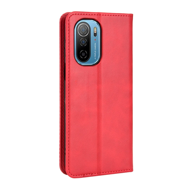 For Ulefone Note 13P Magnetic Buckle Retro Texture Leather Phone Case