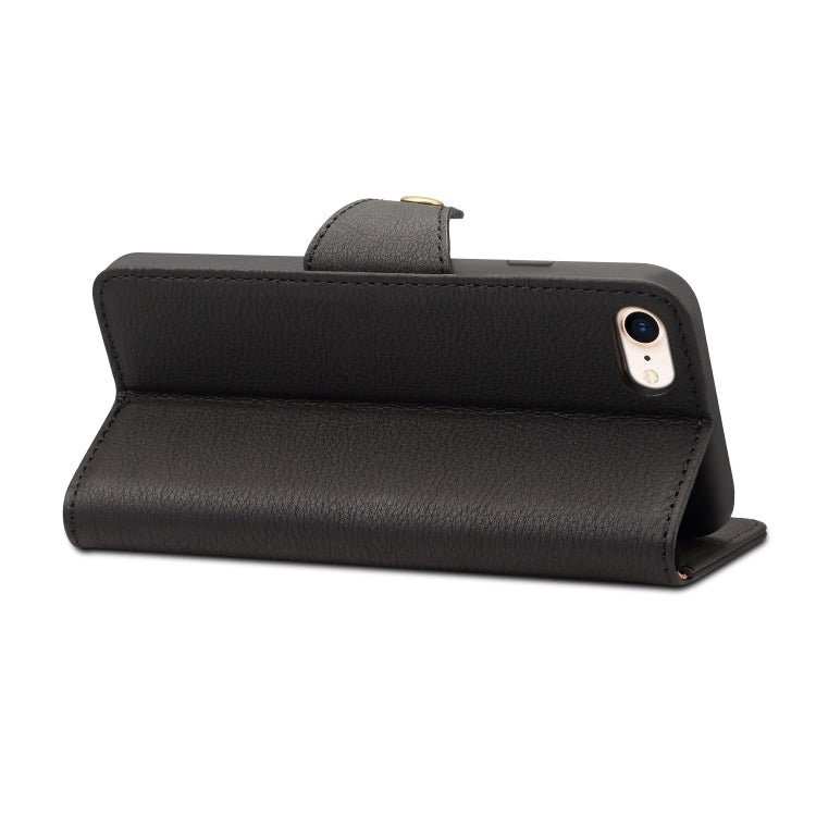 For iPhone 7 / 8 Denior V2 Luxury Car Cowhide Horizontal Flip Leather Case with Wallet