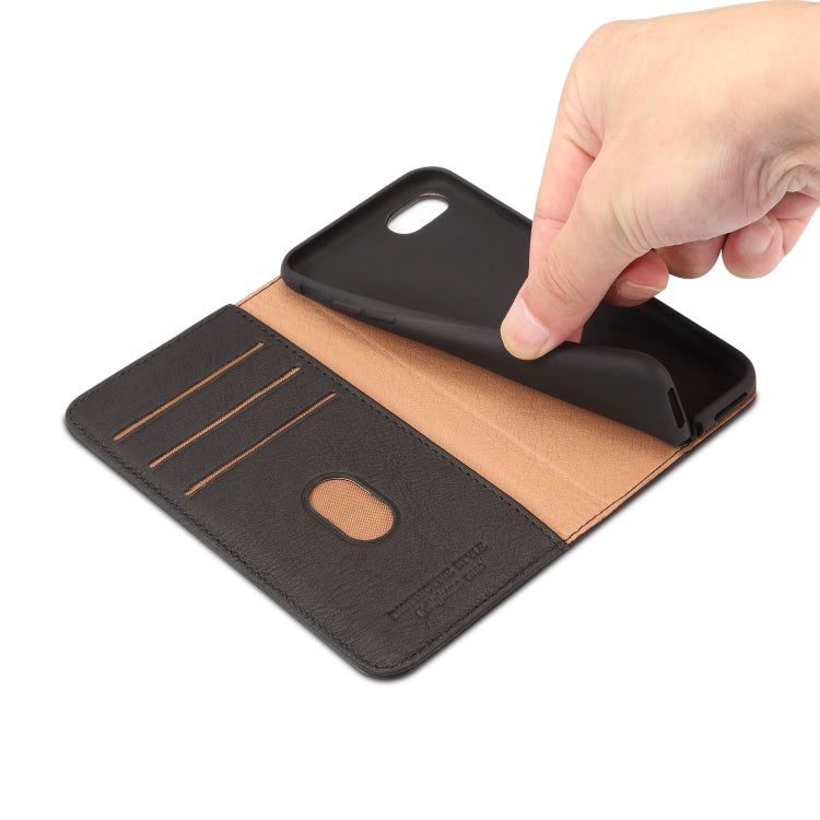 For iPhone 7 / 8 Denior V2 Luxury Car Cowhide Horizontal Flip Leather Case with Wallet