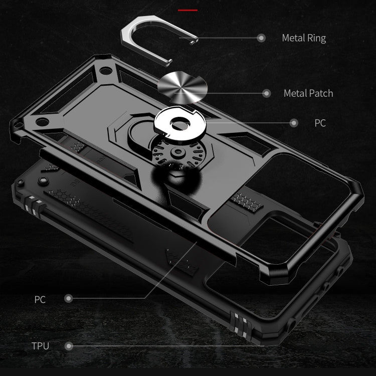 For Xiaomi Poco X4 Pro 5G Shockproof TPU + PC Phone Case with Holder