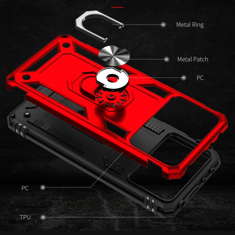 For Xiaomi Poco X4 Pro 5G Shockproof TPU + PC Phone Case with Holder