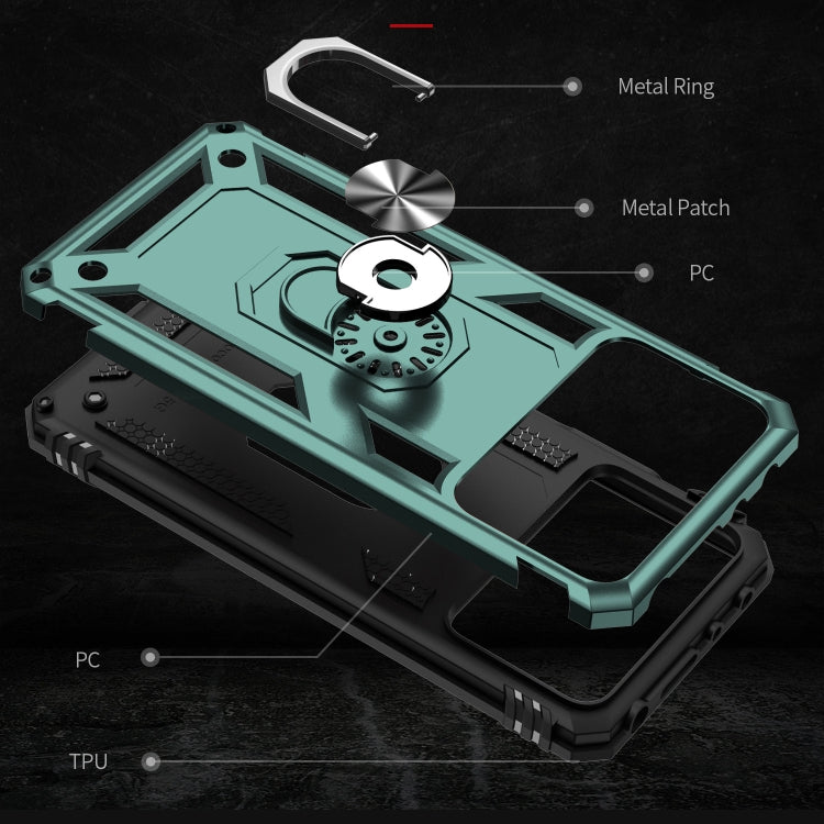 For Xiaomi Poco X4 Pro 5G Shockproof TPU + PC Phone Case with Holder