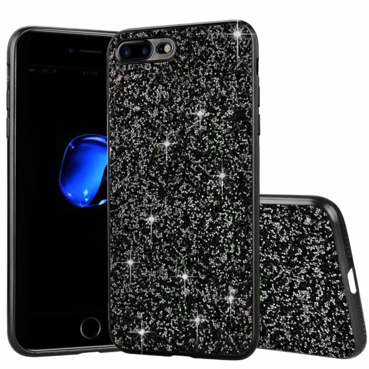 For iPhone SE 2022 / SE 2020 Glitter Powder Shockproof TPU Phone Case
