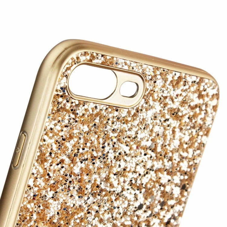 For iPhone SE 2022 / SE 2020 Glitter Powder Shockproof TPU Phone Case